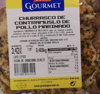 Churrasco de Contramuslo pollo marinado