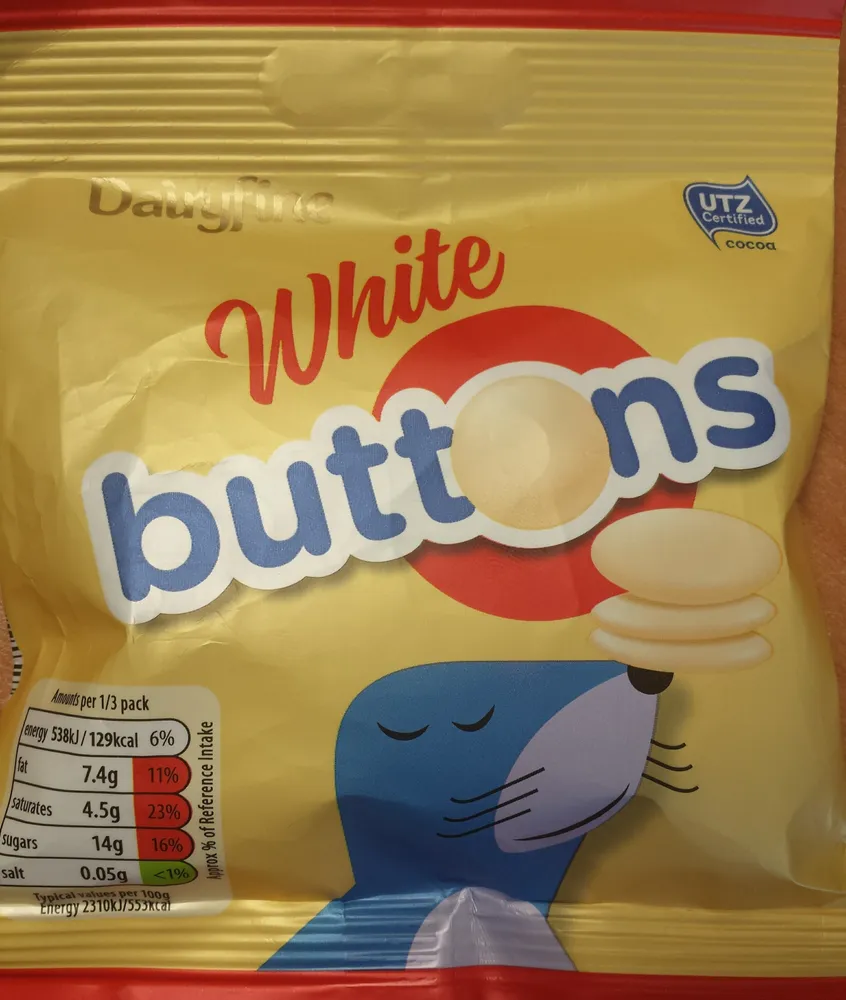 White Buttons