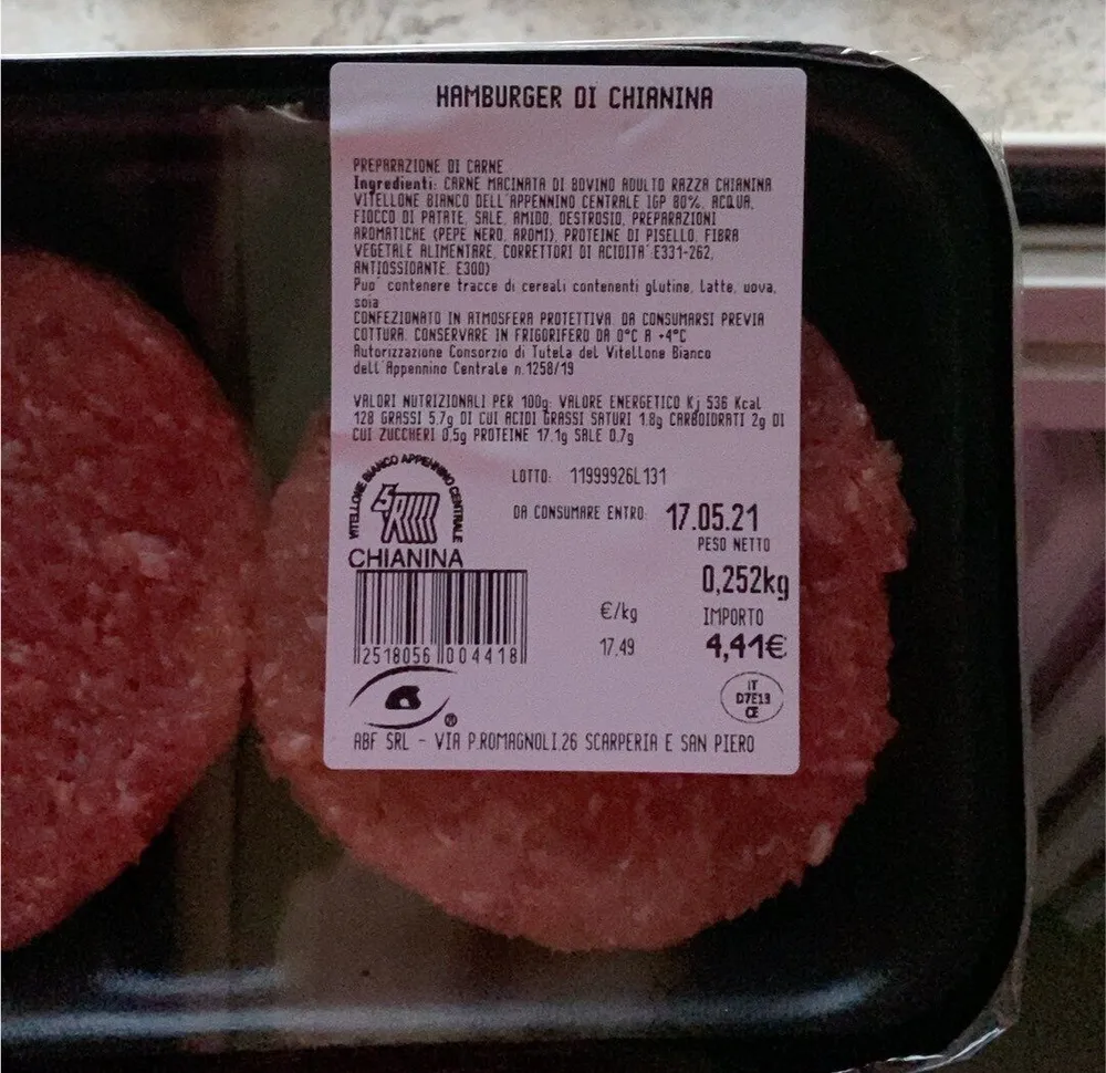 Hamburger di chianina