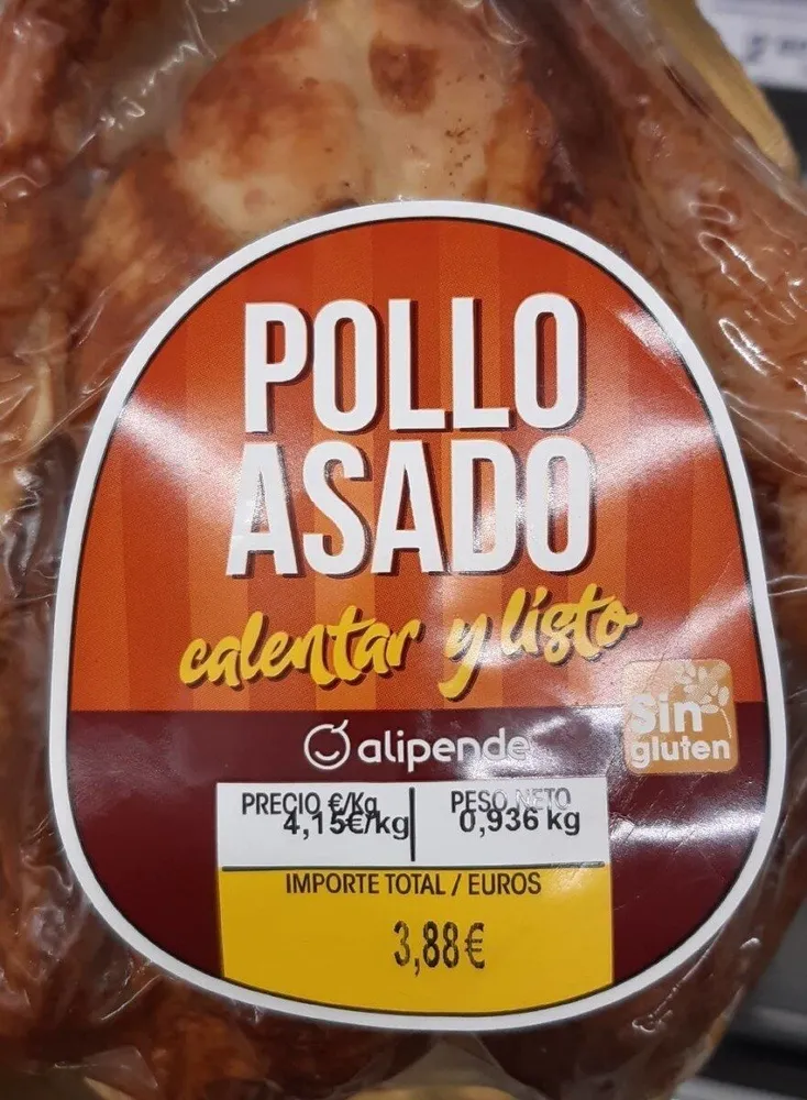 Pollo Asado envasado al vacío