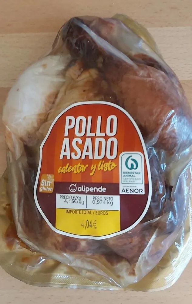 Pollo envasado al vacio
