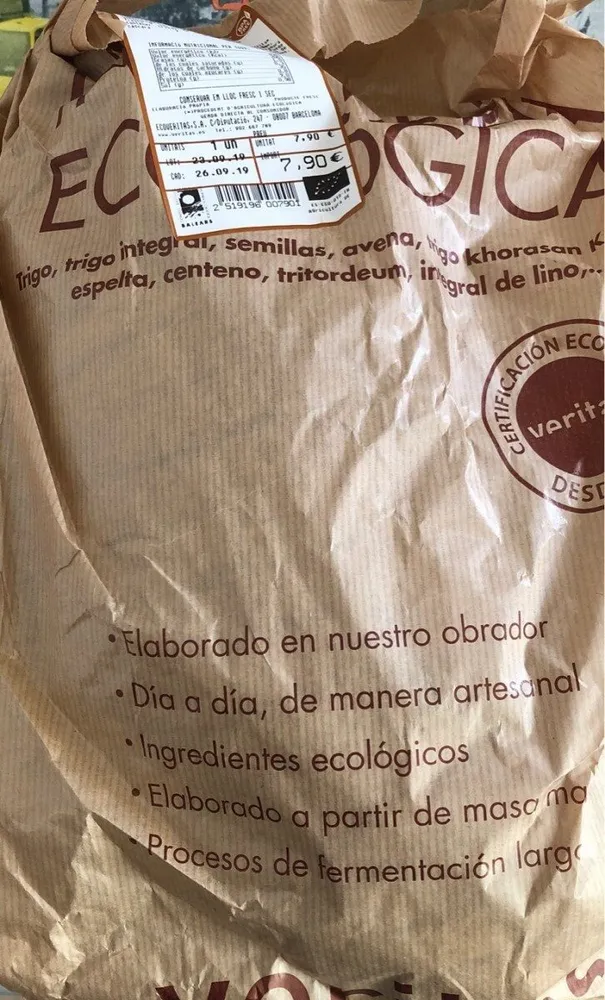 Pan de espelta