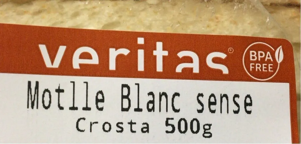Motlle blanc sense crosta
