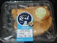 Pechuga fileteada de pollo certificado