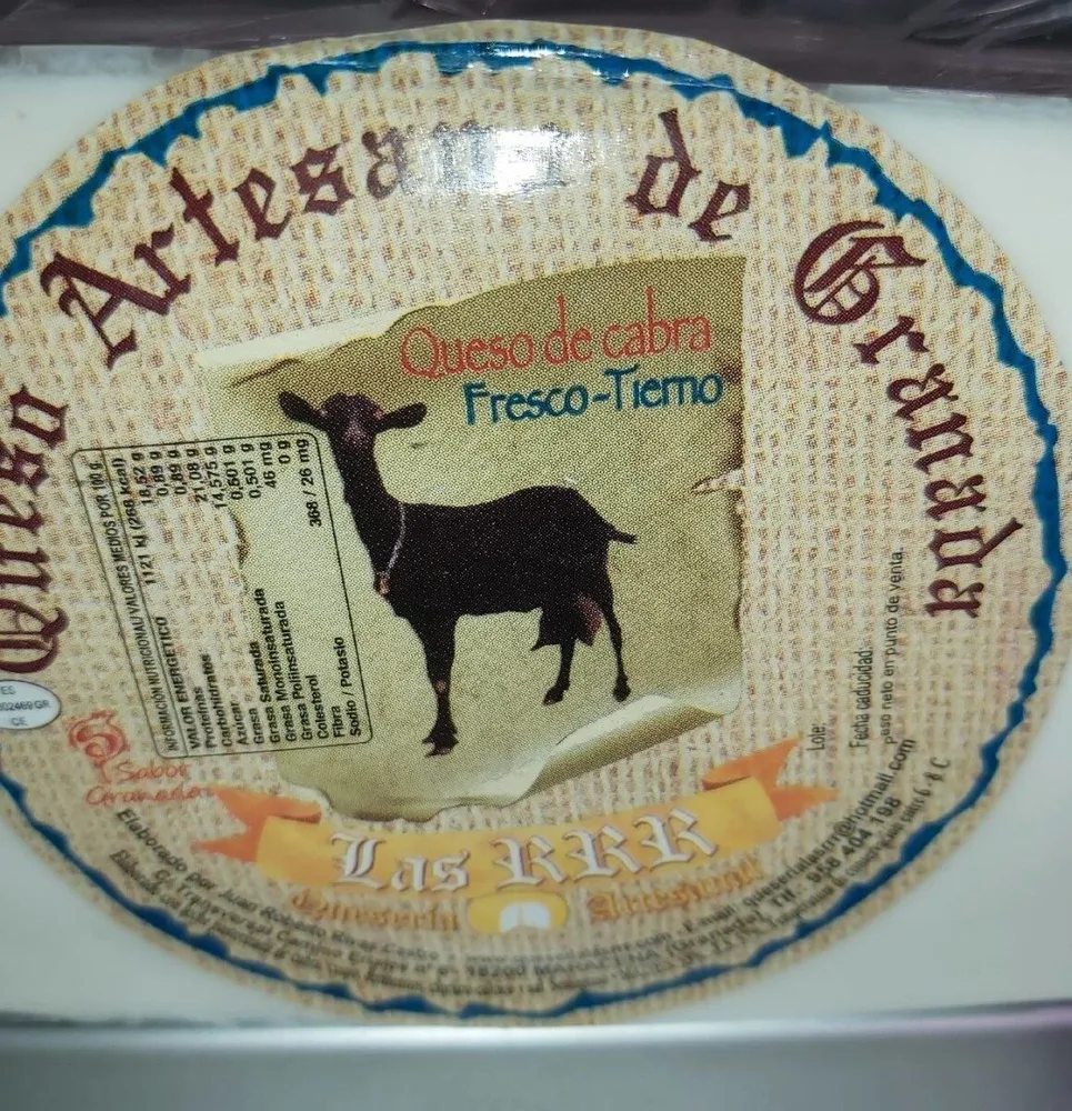 Queso artesano de granada.