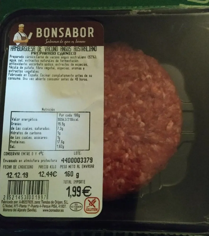 Hamburguesa Angus