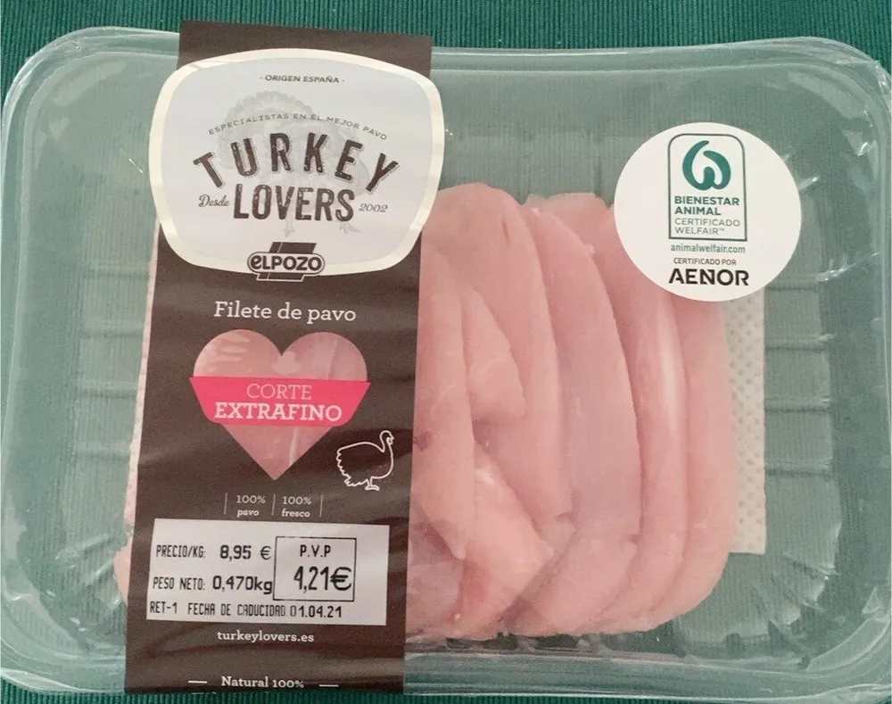 Filete de Pavo corte extrafino