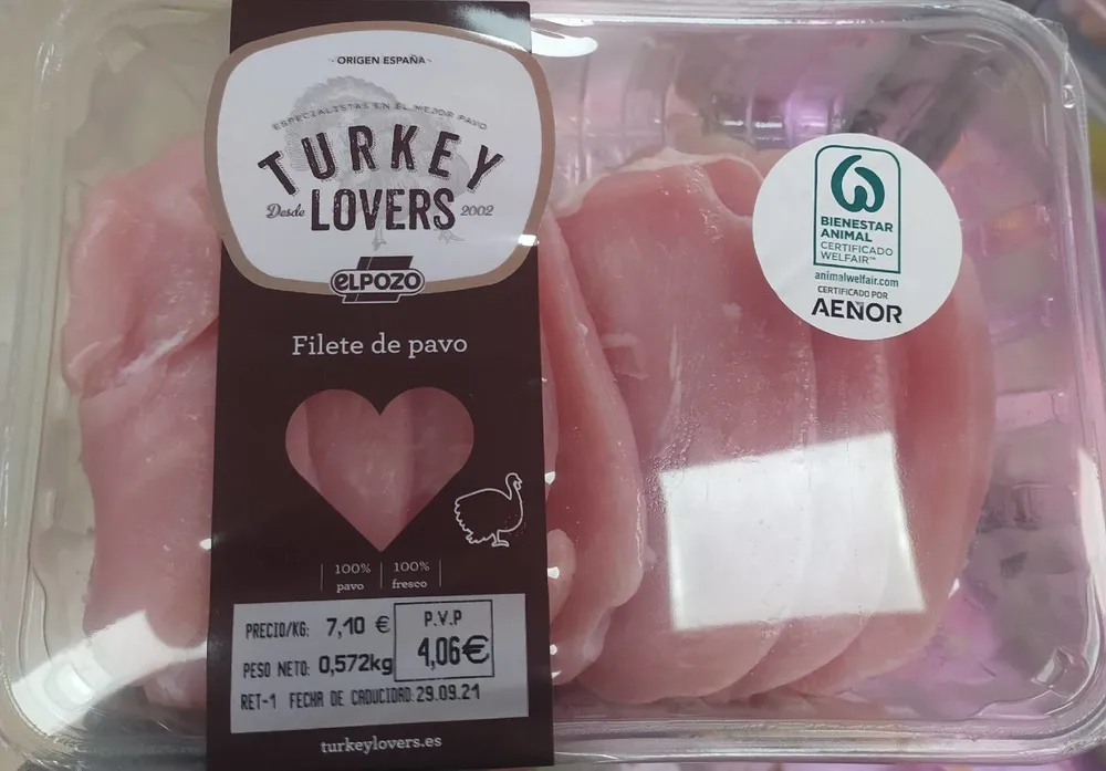 Filete de pavo