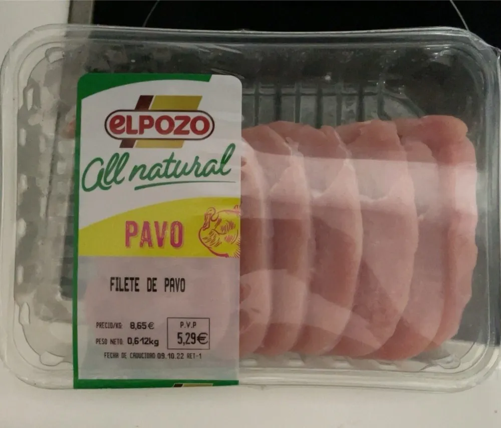 Filetes de pavo