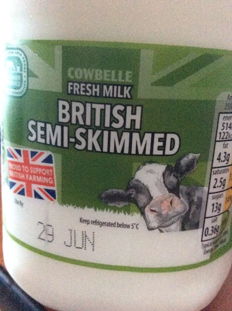 British semi-skimmed