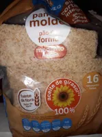 Pan de molde integral sin corteza