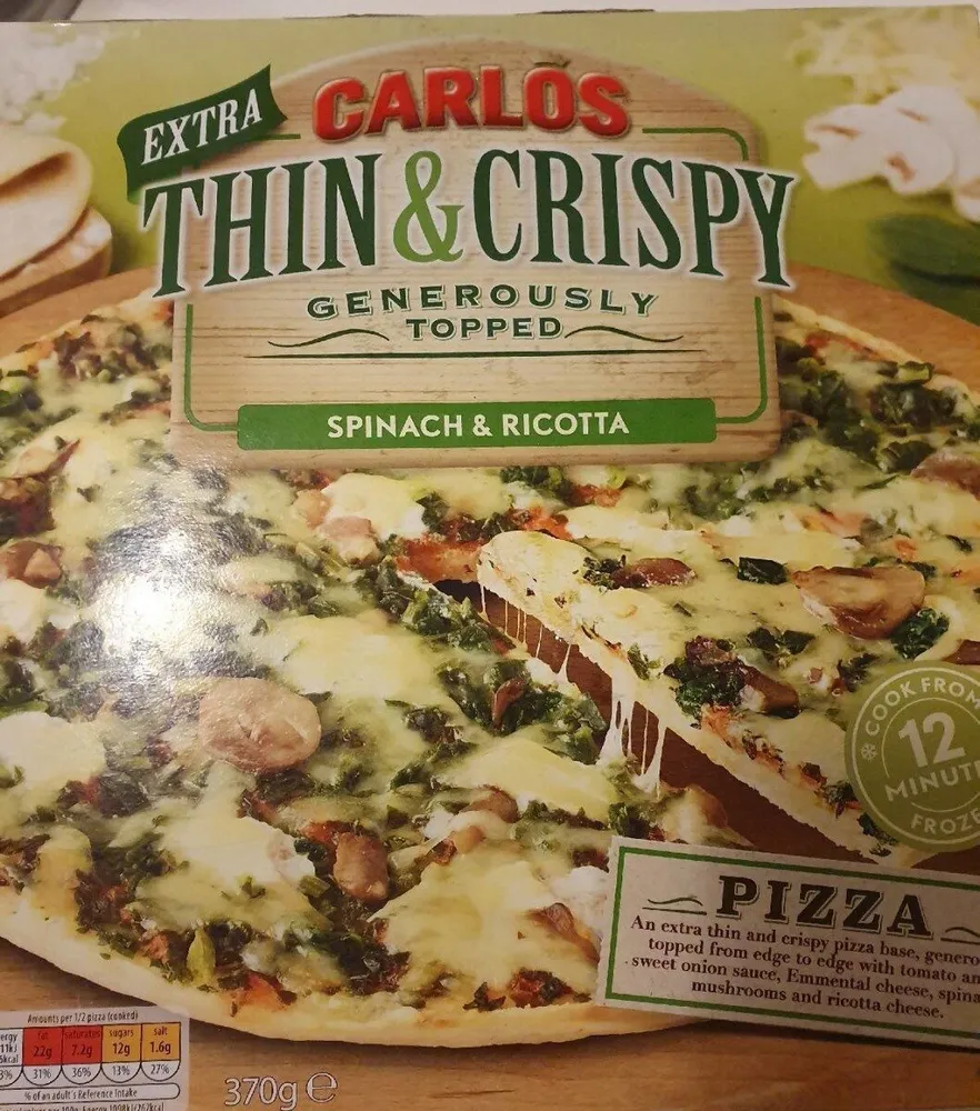 Thin&Crispy spinach & ricotta