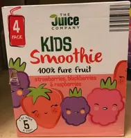 Kids Smoothie strawberries,blackberries and raspberries