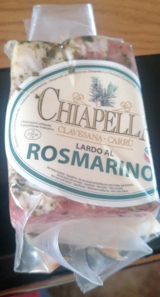 Lardo al rosmarino