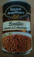 Lentilles cuisinées à l'Auvergnate