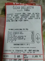 Cuixa pollastre cuit