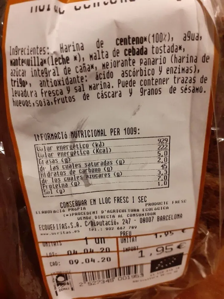 Pan centeno