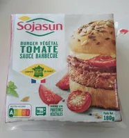 Burger végétal tomate sauce barbecue