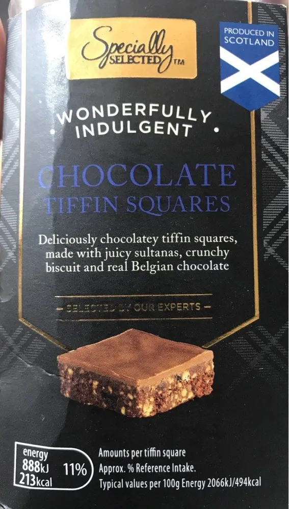 Chocolate Tiffin Squares