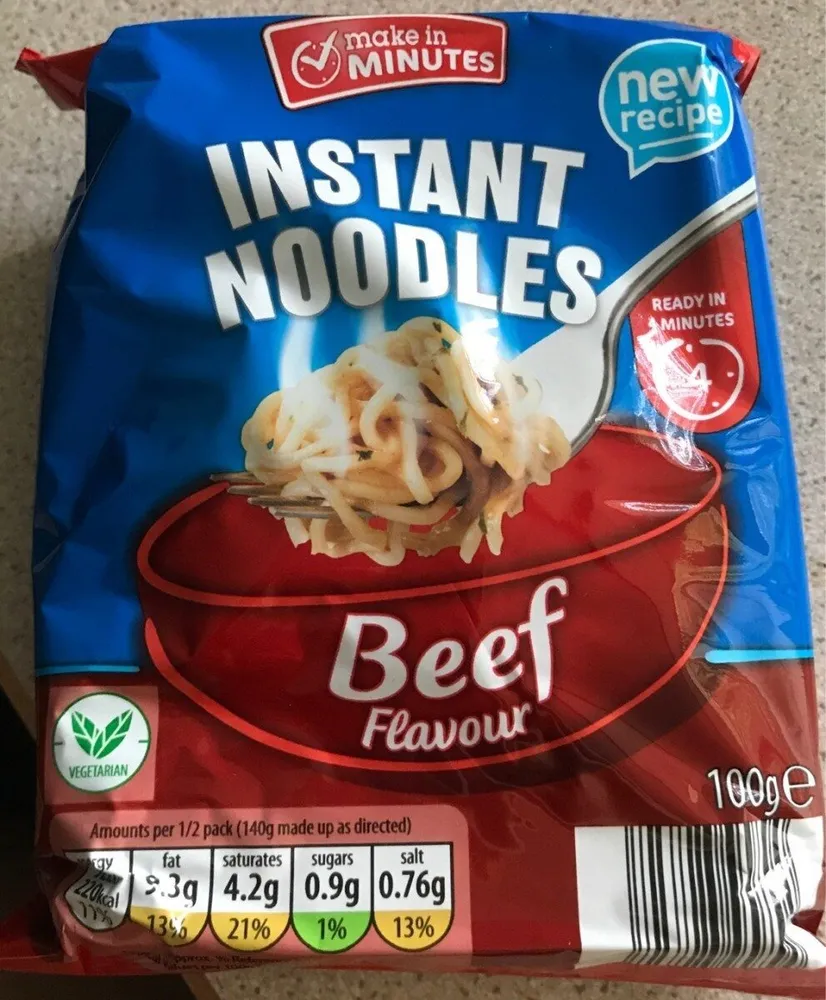 Instant Noodles Beef Flavour