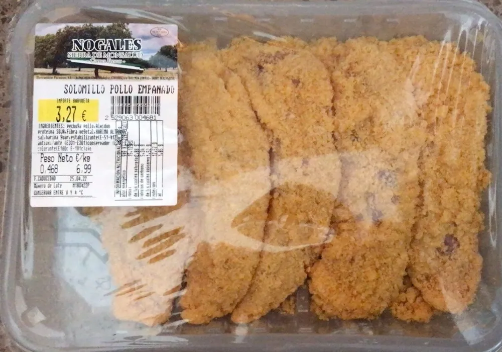 Solomillo pollo empanado