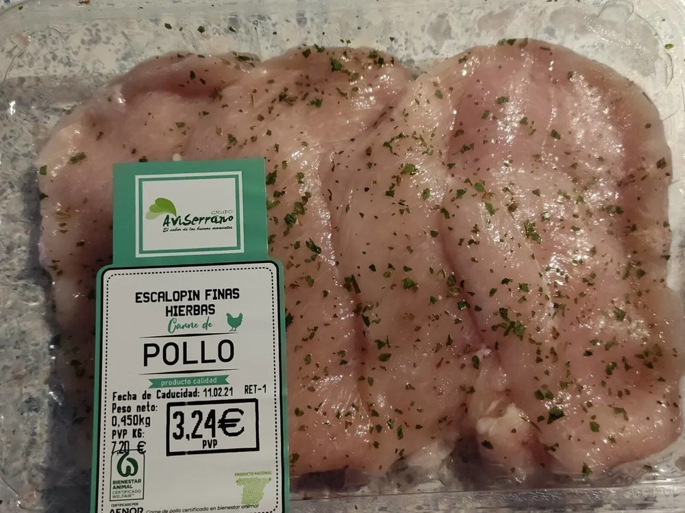 Escalopin finas hierbas pollo