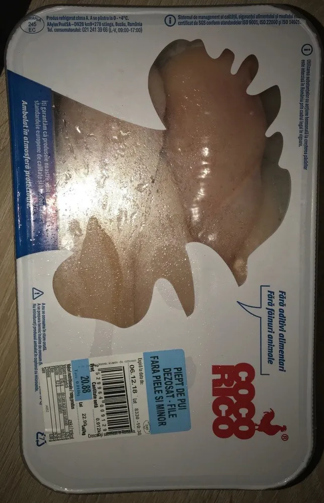 Filet de poulet sans peau