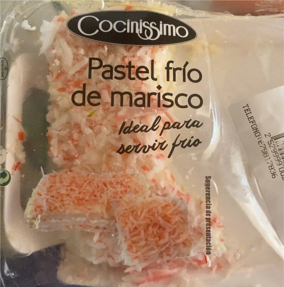 Pastel frio de marisco