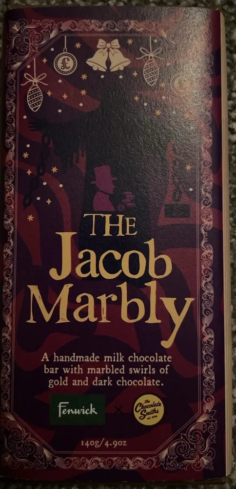 The Jacob Marbly - Handmade Chocolate With Marbled Swirls Of Gold And Dark Choco