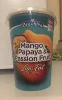 mango papaya & passion fruit low fat yogurt