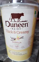 Thick and creamy vanilla yogurt