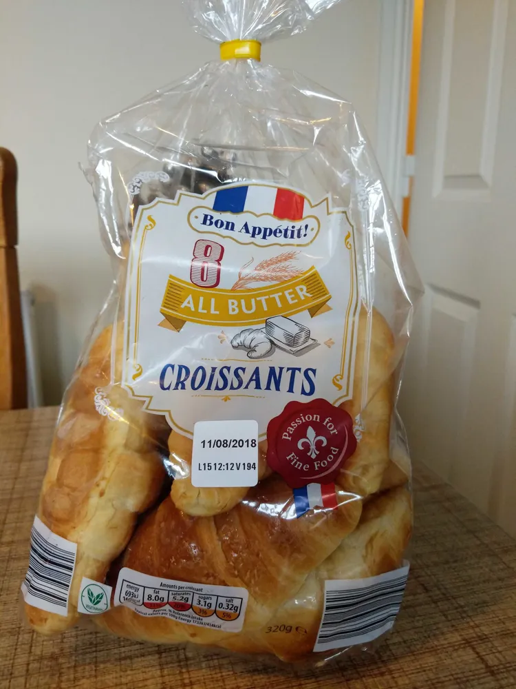 All butter croissants
