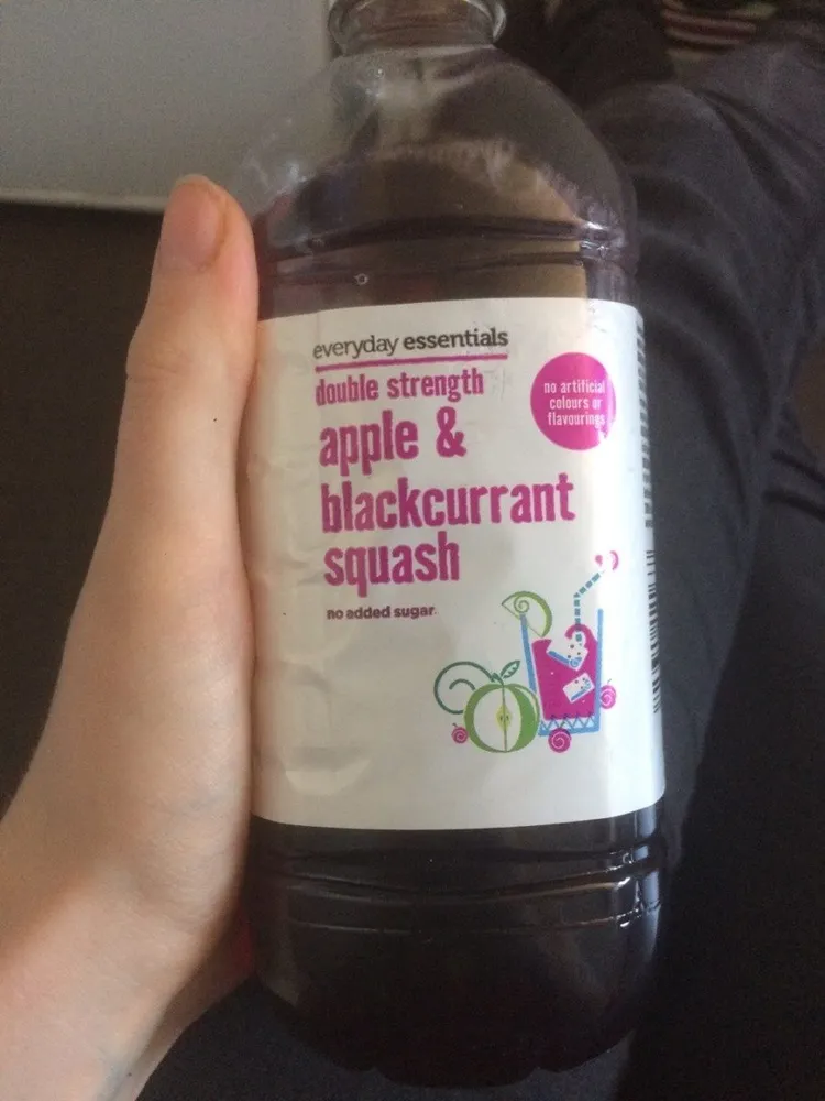 Apple & blackcurrant squash
