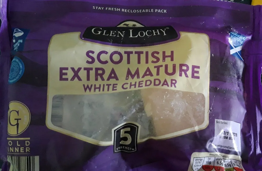 Scottish extra mature white cheddar