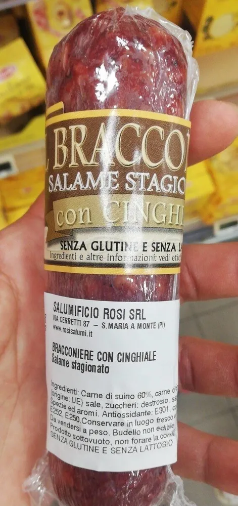 Il bracconiere salame stagionato
