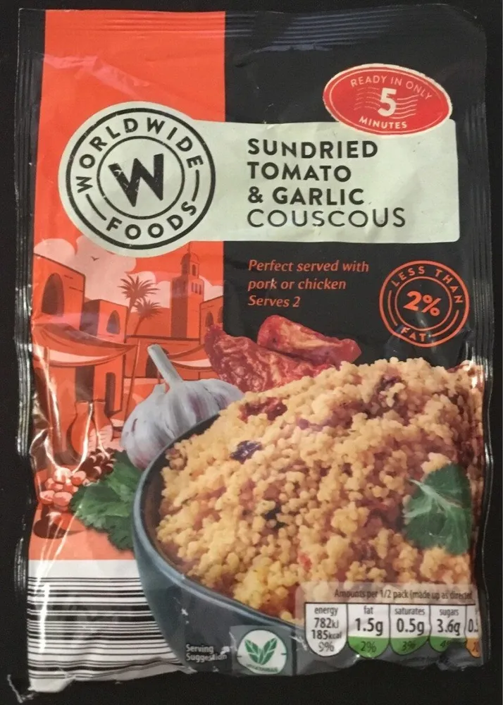 Worldwide Foods Sundried Tomato & Garlic Couscous