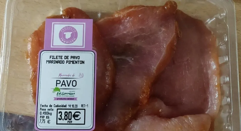 Filete de Pavo Marinado Pimentón