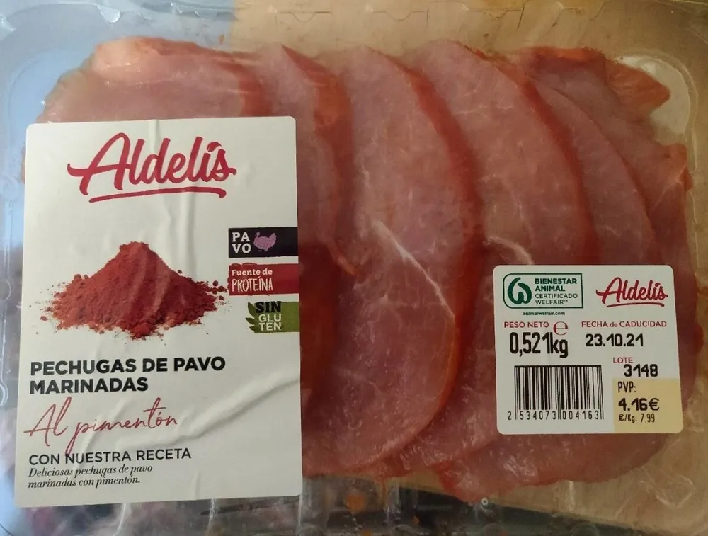 Pechugas de pavo marinadas al pimentón