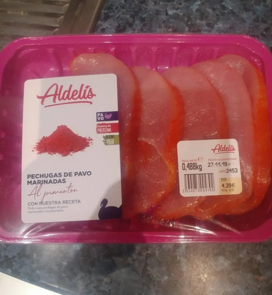 Pechugas de Pavo Marinadas al pimentón