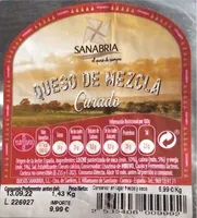 Queso de mezcla Curado