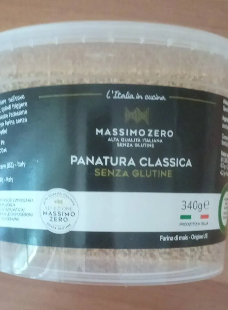 Panatura classica senza glutine
