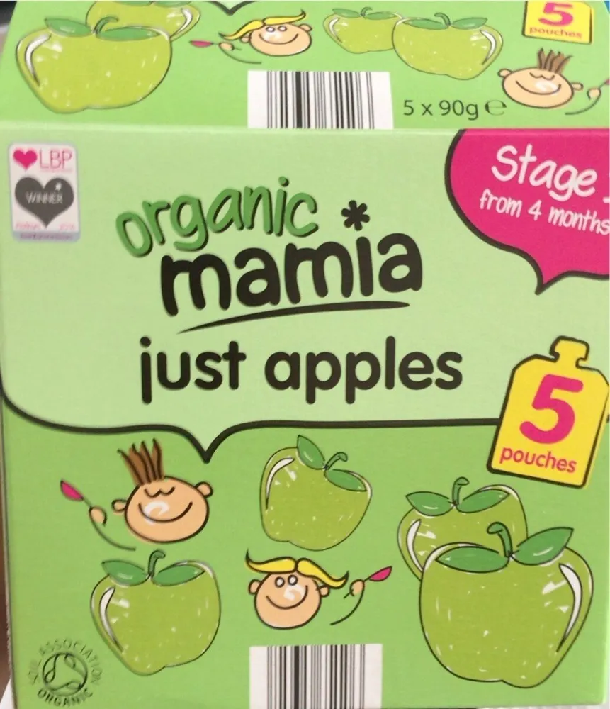 Organic mamia just apples