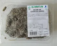 Salade de lentilles vertes