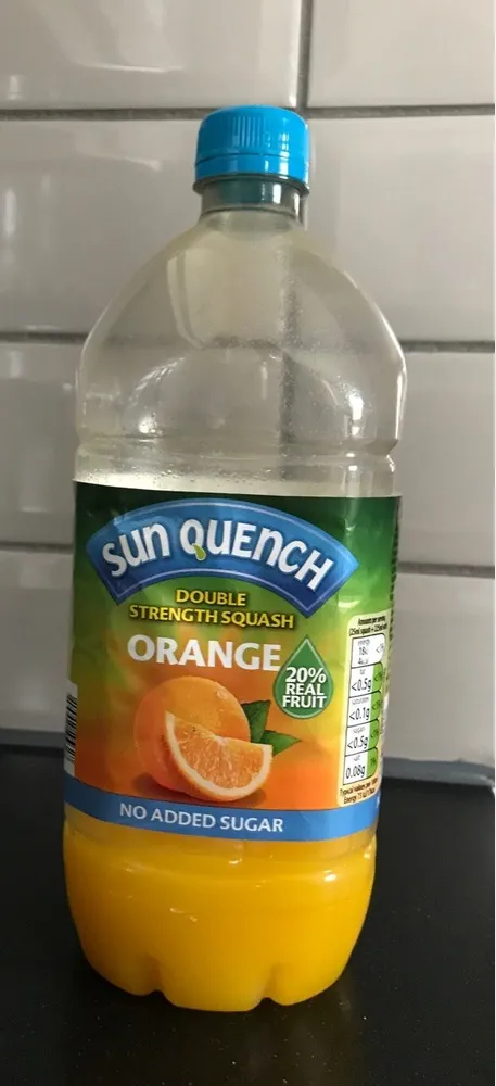 Sun Quench Double strenghr squash orange