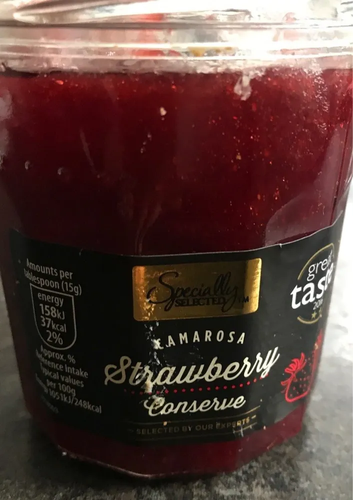 Strawberry conserve