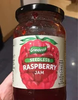Seedless raspberry jam