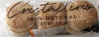 Cristallino 100% natural burger