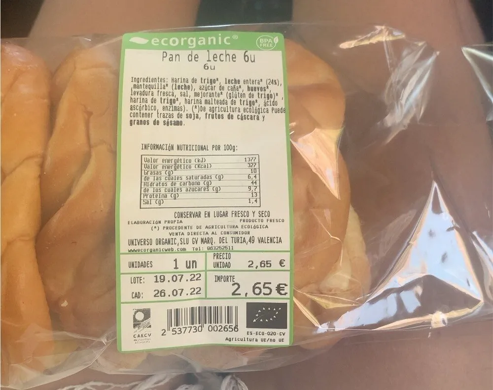 Pan de leche