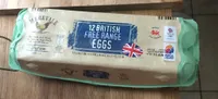 12 british free range eggs