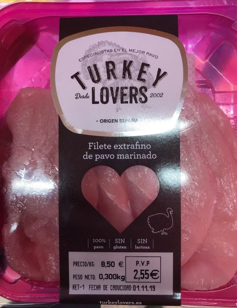 Filete extrafino de pavo marinado